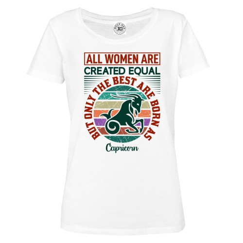 DAMSKA KOSZULKA HOROSKOP ZNAK ZODIAKU KOZIOROŻEC THE BEST WOMEN 1