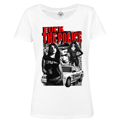 DAMSKA KOSZULKA NA DZIEŃ KOBIET FUCK THE POLICE 1