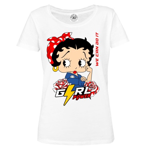 DAMSKA KOSZULKA NA DZIEŃ KOBIET VINTAGE GIRL POWER WE CAN DO IT 1