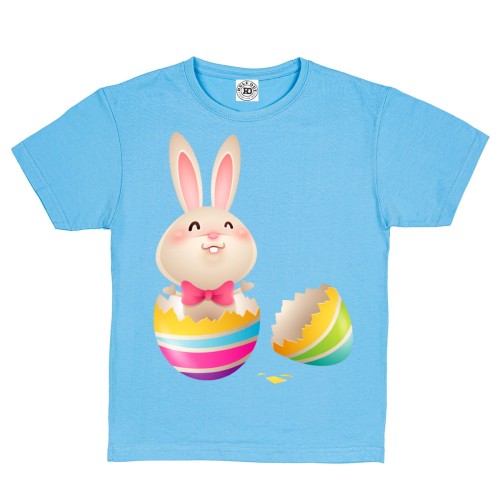 DZIECIĘCA KOSZULKA ŚWIĄTECZNA WIELKANOC KRÓLICZEK ZAJĄCZEK W PISANCE EASTER103