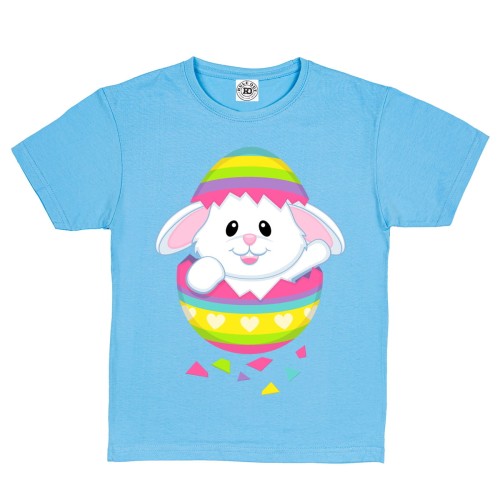 DZIECIĘCA KOSZULKA ŚWIĄTECZNA WIELKANOC KRÓLICZEK ZAJĄCZEK W PISANCE EASTER107 1