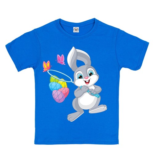 DZIECIĘCA KOSZULKA ŚWIĄTECZNA WIELKANOC EASTER WEOSŁY KRÓLICZEK ZAJĄCZEK WIELKANOCNY Z PISANKAMI EASTER112 1