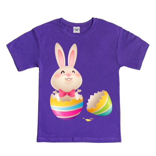 DZIECIĘCA KOSZULKA ŚWIĄTECZNA WIELKANOC KRÓLICZEK ZAJĄCZEK W PISANCE EASTER121 1