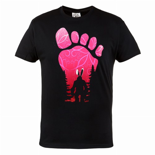 KOSZULKA MĘSKA NA WIELKANOC YETI BIG FOOT FOOTPRINT EASTER90 1