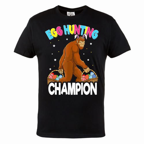 KOSZULKA MĘSKA NA WIELKANOC YETI EGG HUNTING CHAMPION PISANKI EASTER91