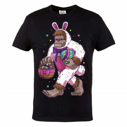 KOSZULKA MĘSKA NA WIELKANOC YETI EGG HUNTING BUNNY PISANKI EASTER92 2