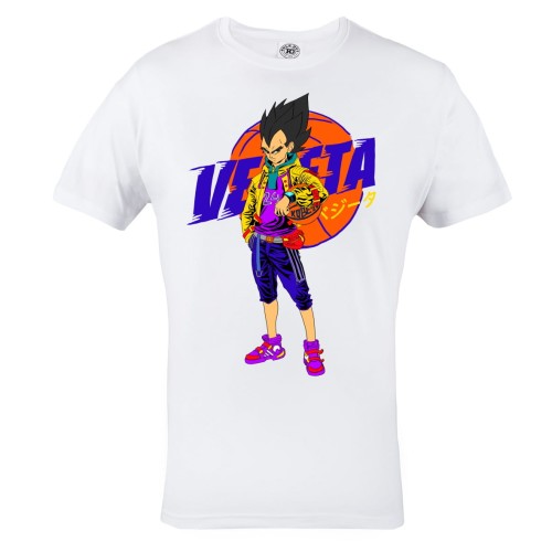 DRAGON BALL MĘSKA KOSZULKA Z NADRUKIEM VEGETA KOSZYKÓWKA 177 1