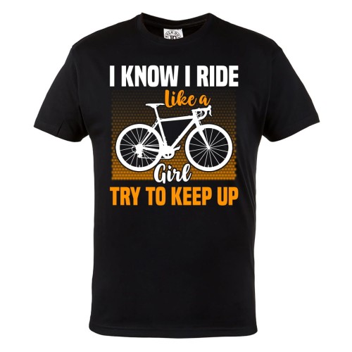  KOSZULKA ROWEROWA NA ROWER DLA KOLARZA ROWER I KNOW I RIDE 1