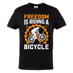  KOSZULKA ROWEROWA NA ROWER DLA KOLARZA ROWER FREEDOM IS RIDING