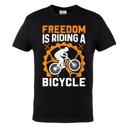  KOSZULKA ROWEROWA NA ROWER DLA KOLARZA ROWER FREEDOM IS RIDING 1