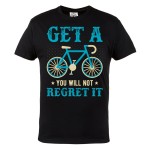  KOSZULKA ROWEROWA NA ROWER DLA KOLARZA ROWER REGRET IT