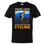  KOSZULKA ROWEROWA NA ROWER DLA KOLARZA ROWER YOU'RE LUCKY