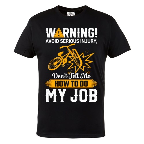  KOSZULKA ROWEROWA NA ROWER DLA KOLARZA ROWER WARNING 1
