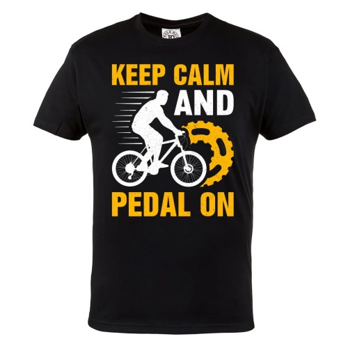  KOSZULKA ROWEROWA NA ROWER DLA KOLARZA ROWER KEEP CALM AND PEDAL ON 1