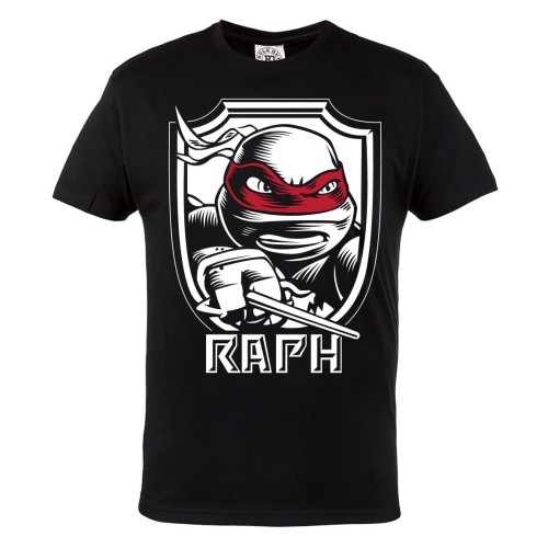MĘSKA KOSZULKA WOJOWNICZE ŻÓŁWIE NINJA RAPH  1