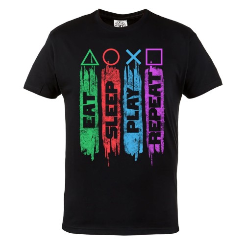 KOSZULKA GAMINGOWA DLA GRACZA KONTROLER PLAYSTATION 1