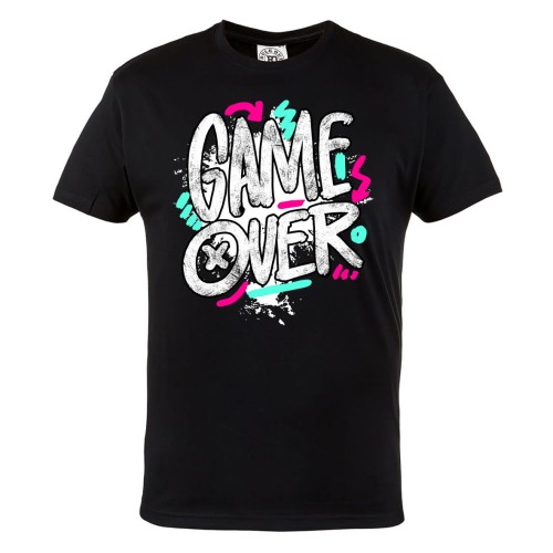 KOSZULKA GAMINGOWA DLA GRACZA GAME OVER  KONIEC GRY