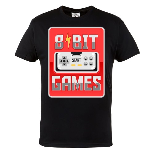 KOSZULKA GAMINGOWA DLA GRACZA 8 BIT GAMES 1