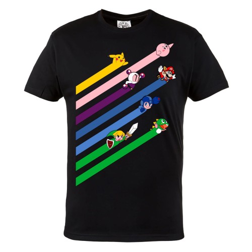 KOSZULKA GAMINGOWA DLA GRACZA SUPER MARIO POKEMONY BOHATEROWIE 1