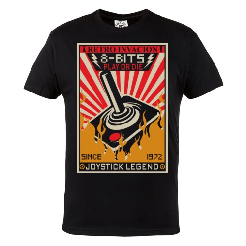 KOSZULKA GAMINGOWA DLA GRACZA RETRO INVACION JOYSTICK 1