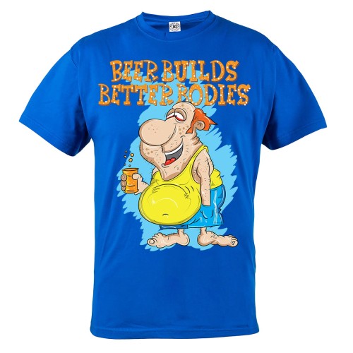 KOSZULKA ŚMIESZNE BEER BUILDS BEETER BODIES 3