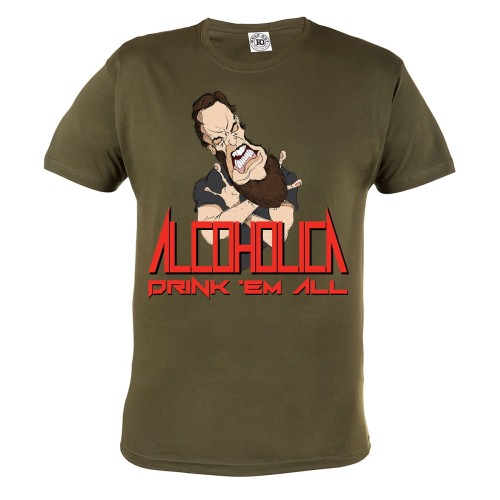 KOSZULKA ŚMIESZNE ALCOHOLICA 4