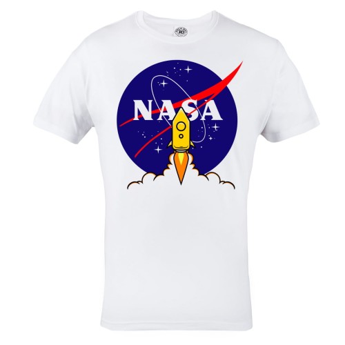 MĘSKA KOSZULKA NASA ASTRONAUTA KOSMONAUTA KOSMOS START RAKIETY