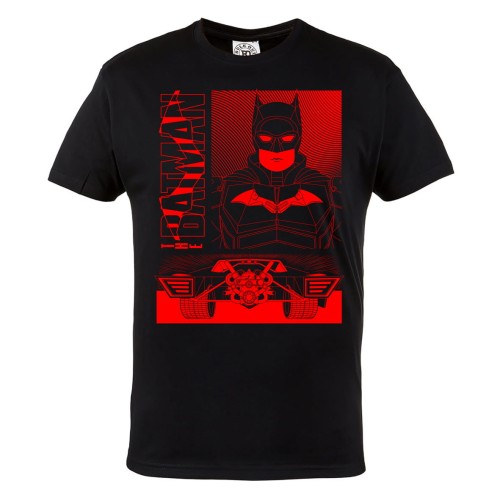 MĘSKA KOSZULKA THE BATMAN SUPERHERO SUPER BOHATER BATMOBIL 1