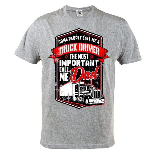 KOSZULKA PREZENT NA DZIEŃ OJCA TATA KIEROWCA CIĘŻARÓWKI 1