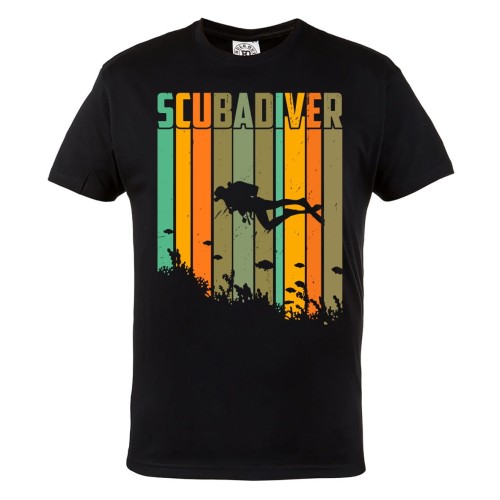KOSZULKA MĘSKA DLA NURKA NURKOWANE SCUBADIVER DIVING