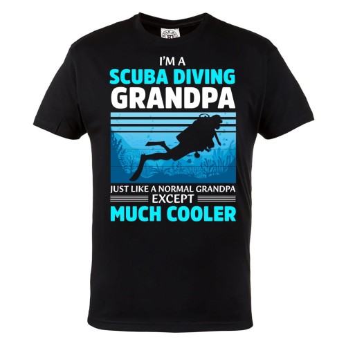 KOSZULKA MĘSKA DLA NURKA NURKOWANE DZIADEK-NUREK SCUBA DIVING GRANDPA 1