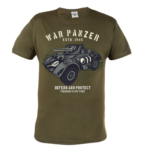KOSZULKA WOJSKOWA POJAZD WOJSKOWY PANCERNY WAR PANZER DEFEND AND PROTECT 1