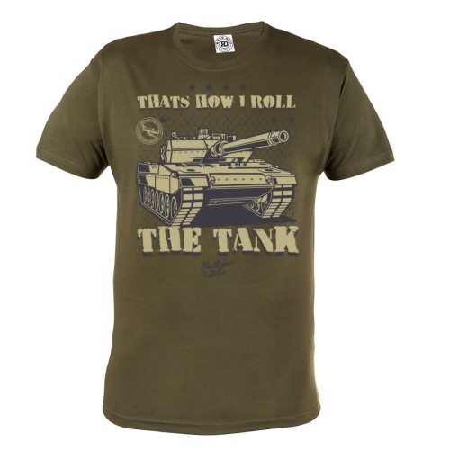 KOSZULKA WOJSKOWA POJAZD WOJSKOWY CZOŁG THAT'S HOW I ROLL THE TANK 1