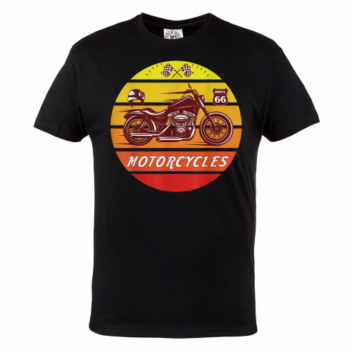 KOSZULKA MOTO MOTORYZACYJNA DLA MOTOCYKLISTY MOTOCYKL ROUTE 66