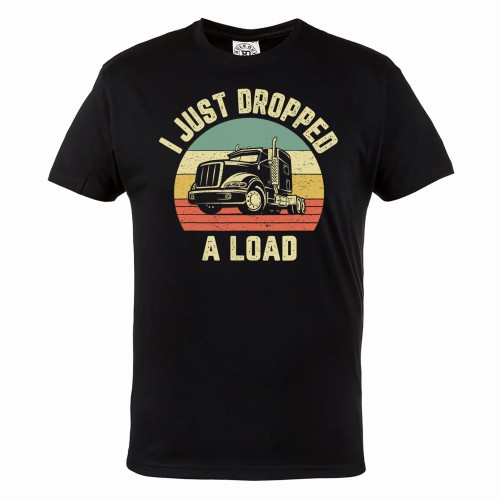 KOSZULKA MOTO MOTORYZACYJNA CIĘŻARÓWKA TRUCK I JUST DROPPED A LOAD 1