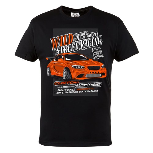 KOSZULKA MOTO MOTORYZACYJNA WYŚCIGI ULICZNE DRIFTING 1