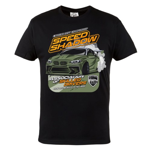 KOSZULKA MOTO MOTORYZACYJNA WYŚCIGI ULICZNE DRIFTING SPEED SHADOW