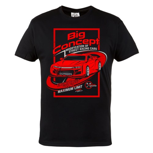 KOSZULKA MOTO MOTORYZACYJNA CZERWONE SPORTOWE AUTO WYŚCIGI ULICZNE DRIFTING CUSTOM ENGINE 1