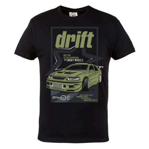 KOSZULKA MOTO MOTORYZACYJNA SPORTOWE AUTO WYŚCIGI ULICZNE DRIFTING SMOKEY WHEELS 1