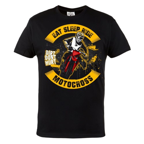 KOSZULKA MOTO MOTORYZACYJNA SPORTY EKSTREMALNE EAT SLEEP RIDE MOTOCROSS 1