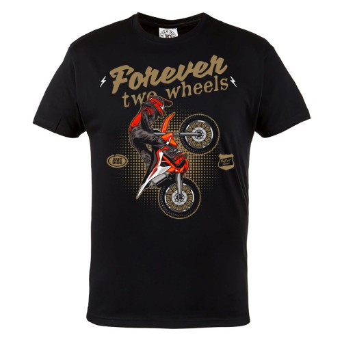 KOSZULKA MOTO MOTORYZACYJNA SPORT MOTOCROSS FOREVER TWO WHEELS 1