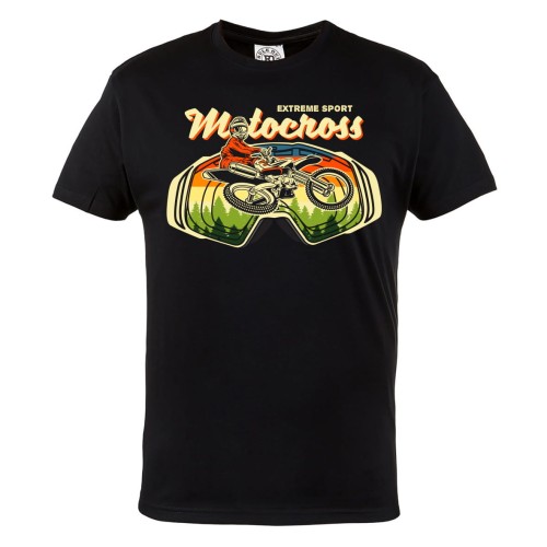 KOSZULKA MOTO MOTORYZACYJNA SPORTY EKSTREMALNE EXTREME MOTOCROSS GOGLE