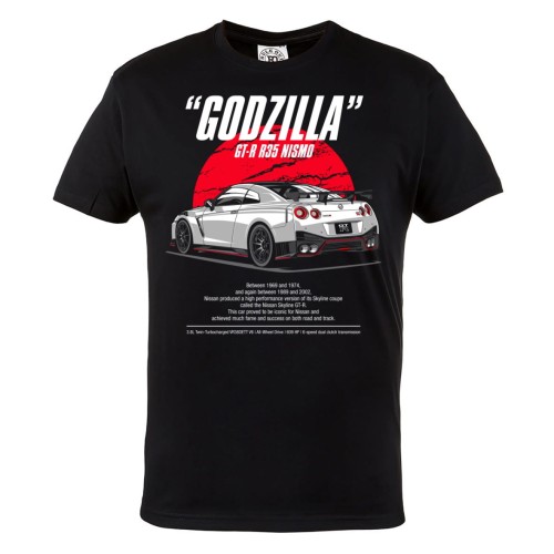 KOSZULKA MOTO MOTORYZACYJNA SAMOCHÓD NISSAN GODZILLA GTR R35 1