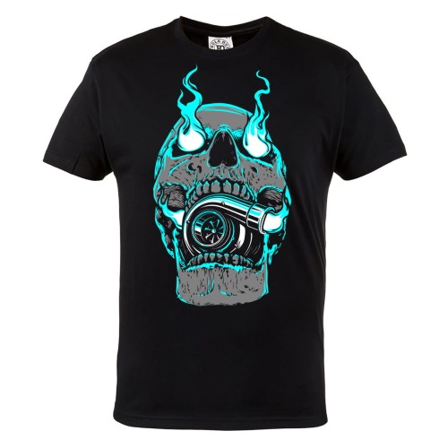 KOSZULKA MOTO MOTORYZACYJNA SILNIK TURBO CZASZKA SKULL