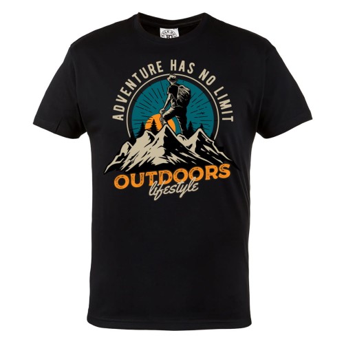 KOSZULKA DLA PODRÓŻNIKA GÓRY WYPRAWY GÓRSKIE PODRÓŻE PRZYGODY TREKKING ADVENTURE HAS NO LIMIT OUTDOORS LIFESTYLE
