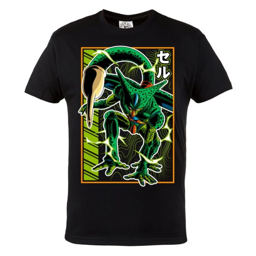 DRAGON BALL MĘSKA KOSZULKA Z NADRUKIEM CELL KOMÓRCZAK