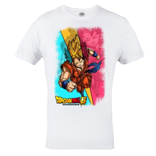 DRAGON BALL MĘSKA KOSZULKA Z NADRUKIEM GOKU SUPER SAYIANIN 