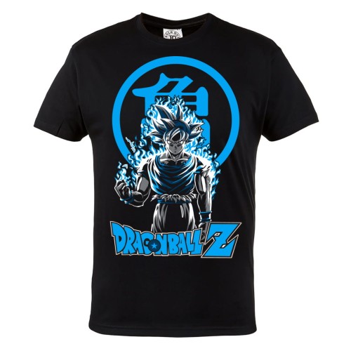 DRAGON BALL Z MĘSKA KOSZULKA Z NADRUKIEM MANGA ANIME GOKU BLUE 1