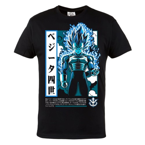 DRAGON BALL Z SUPER MĘSKA KOSZULKA Z NADRUKIEM DLA FANA MANGA ANIME VEGETA 1