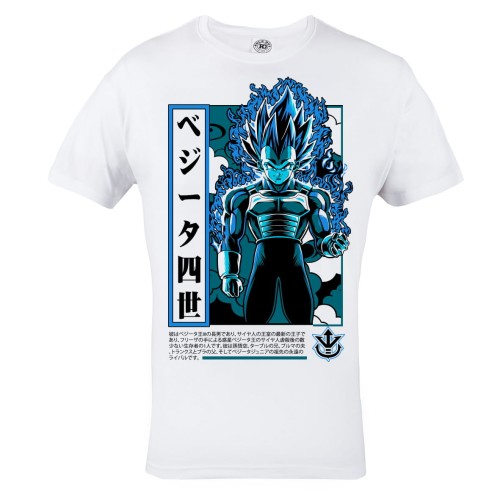DRAGON BALL Z SUPER MĘSKA KOSZULKA Z NADRUKIEM DLA FANA MANGA ANIME VEGETA 1